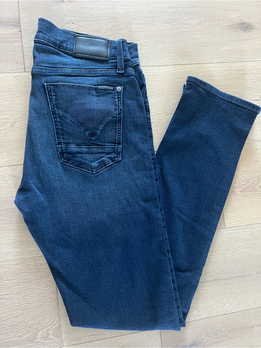 HUDSON Blake Dark Wash 33x34 Slim Straight Stretch